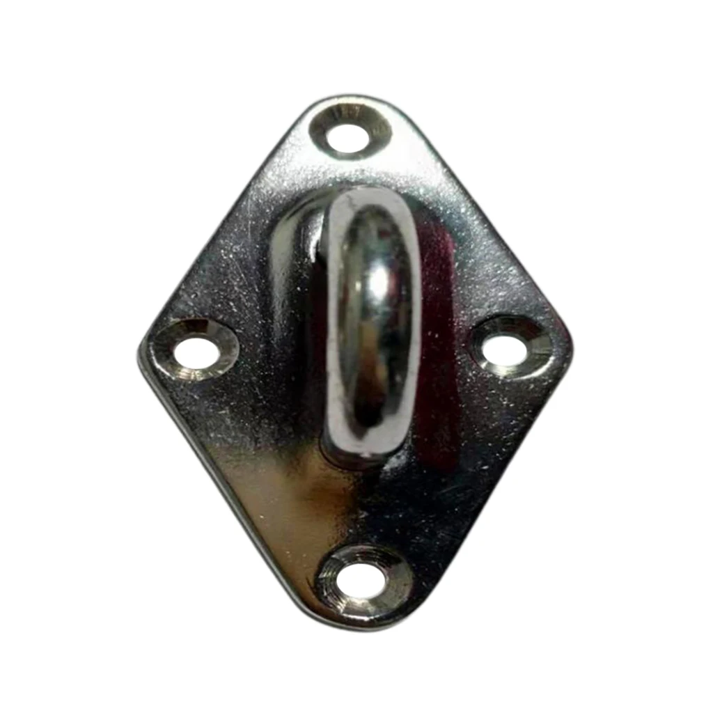 Stainless Steel Marine Boat Eye Plates HEAVY DUTY Diamond Eye Hook Deck Hardware for Inflatable Kayak Canoe Boat Dinghy Yacht