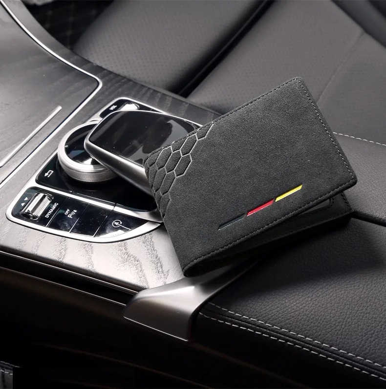 Alcantara чехол банк Кредитная карта ID держатель для карт Для мужчин карты посылка BMW