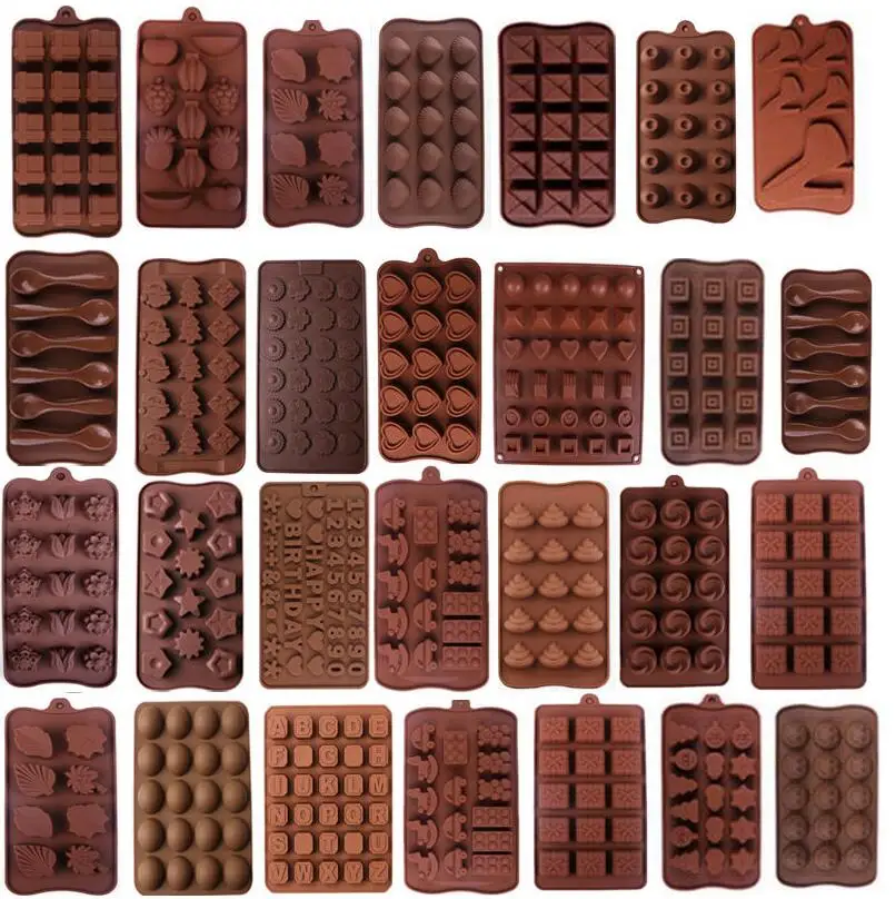 

Multi Style 3D Silicone Heart Fruit Chocolate Mold Candy Cookie Baking Fondant Mold Cake Decoration Tools