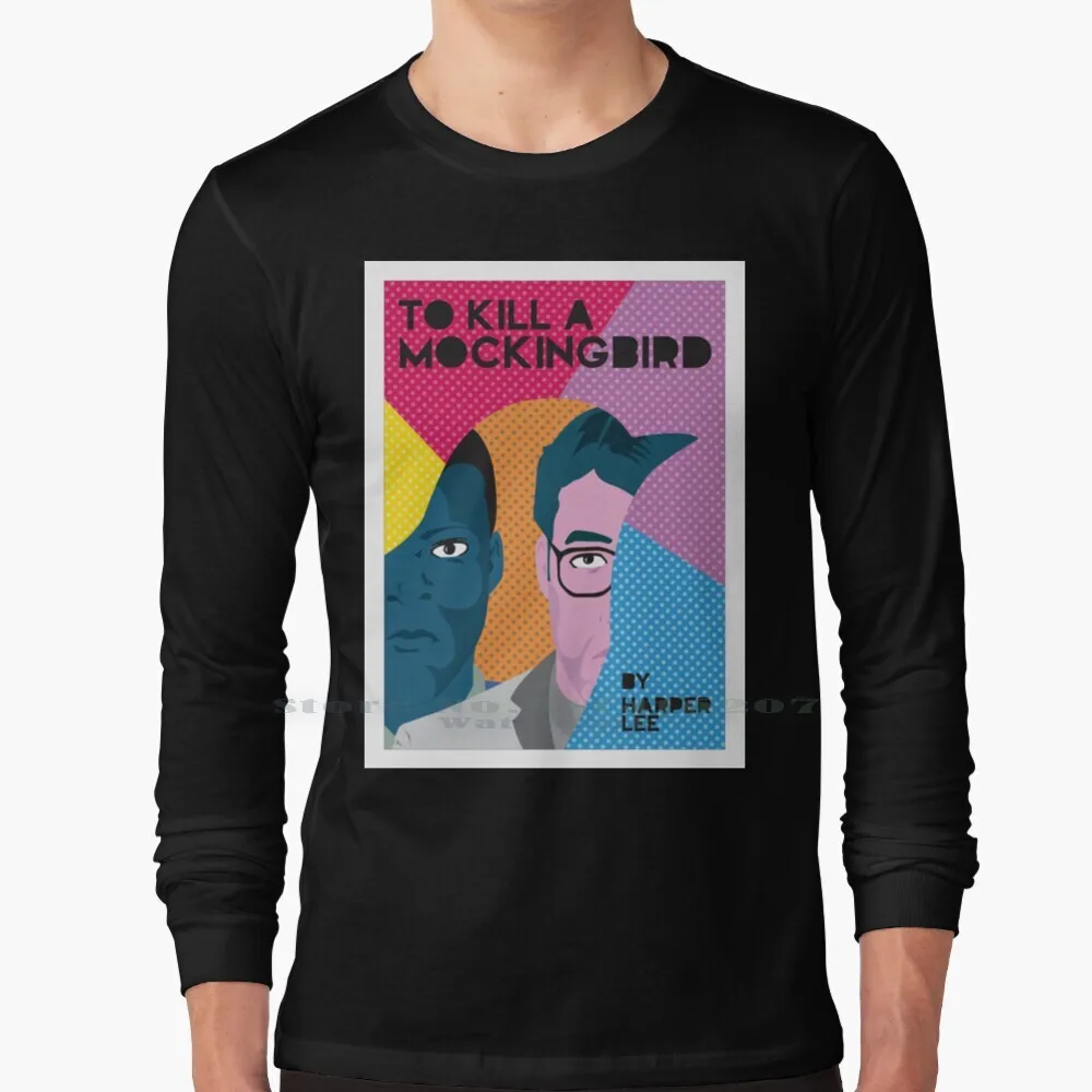 

Футболка с надписью «To Kill A Mockingbird Popart», 100% чистый хлопок, Харпер Ли, чтобы убить Mockingbird Popart