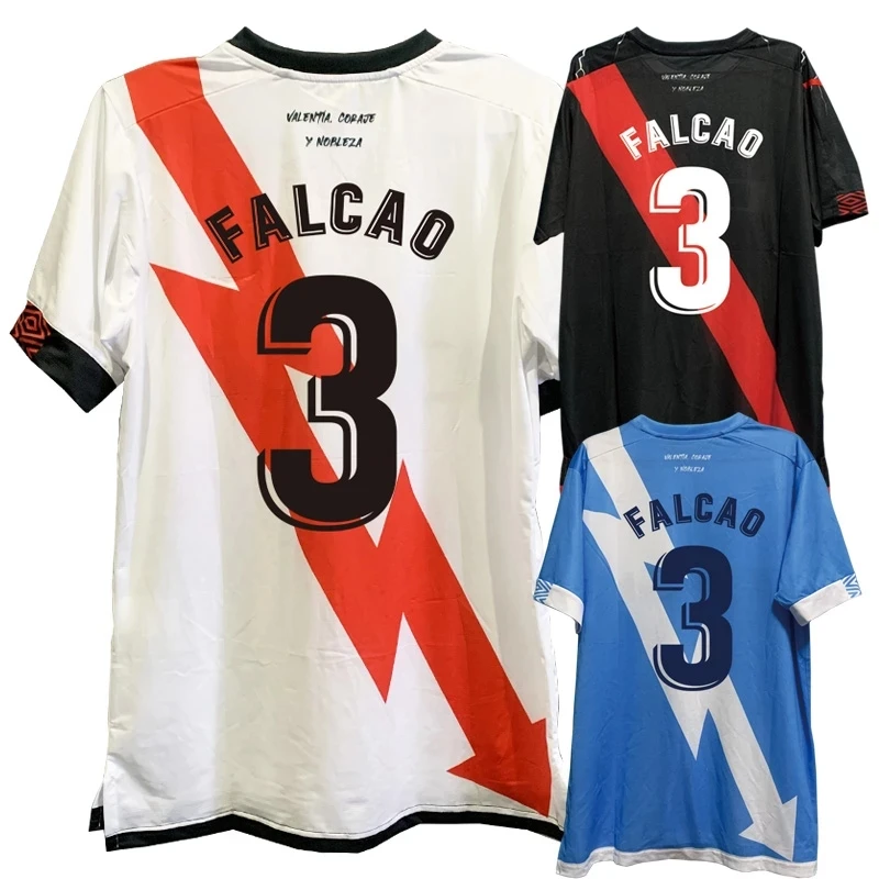 2021 2022 Rayo Vallecano soccer jersey Home away third #3 FALCAO Football shirt |