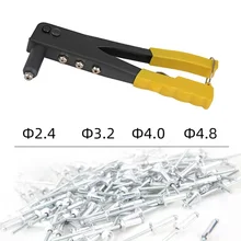 Jeu de rivets pour pistolet à écrou manuel, clous de 2.4mm, 3.2mm, 4.0mm, 4.8mm, Structure robuste, Gadget, outils de pistolet à main