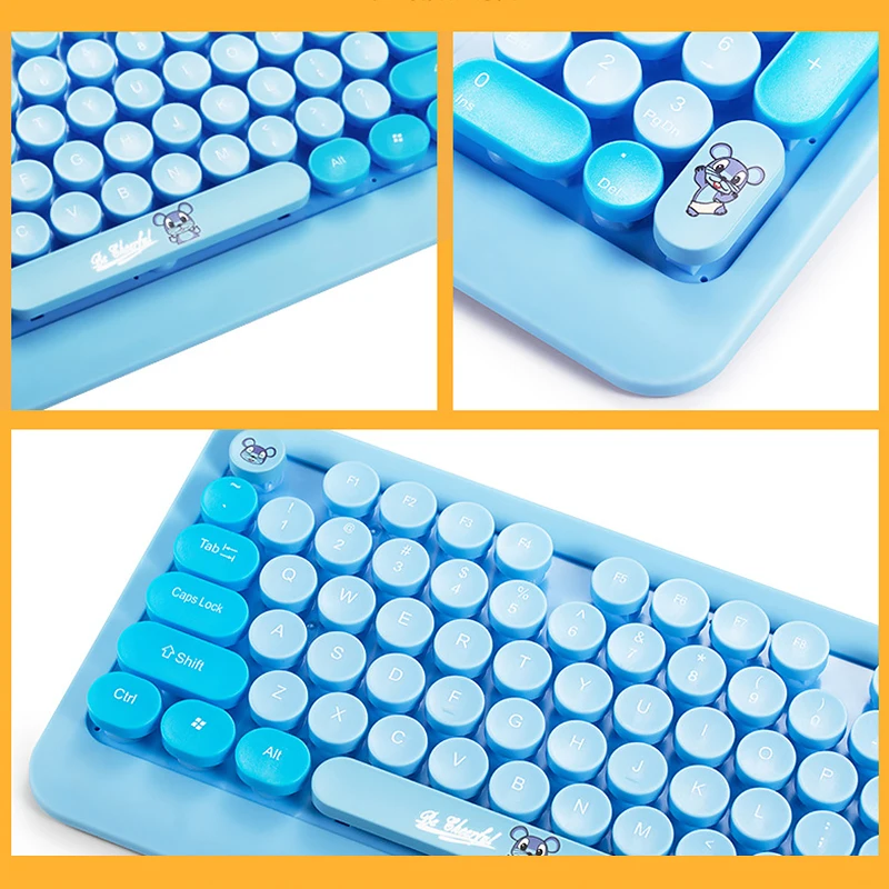 Teclado sem fio e mouse conjunto bluetooth