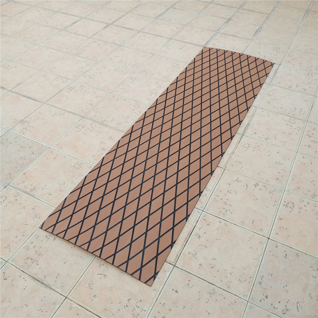 Non-Slip EVA Foam Sheet Yacht Surfboard Decking Adhesive Pad Grip Teak Decking Sheet Boat Teak Decking Pad