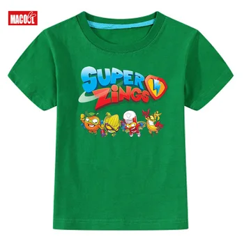

Baby Boys Tshirt Los Super Zings Series Piano Superzings Kids T-Shirts Fashion Toddler Baby Children 2020 summer clothes for boy