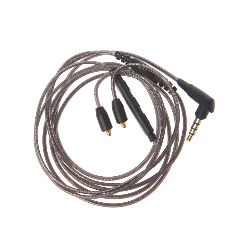3,5 мм кабель для наушников съемный MMCX шнур с микрофоном для Shure SE215 SE425 UE900 PXPA