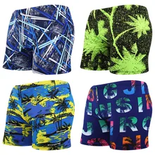 Мужская полиэфирная купальная одежда, плавки для морского пляжа, плавательный бассейн, домашние купальные трусы для отдыха, боксеры, плавки, L-3XL