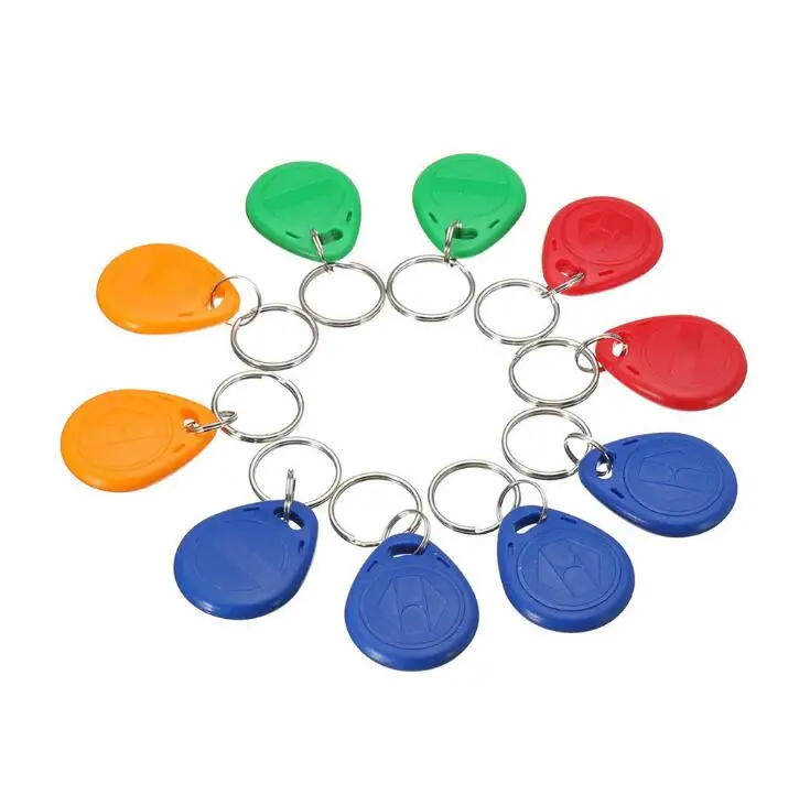 10pcs color randomly 125 кГц RFID Дубликатор Копир Писатель программист считыватель писатель ID карты Cloner& key - Цвет: 10pcs color randomly