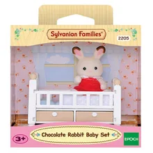 Sylvanian Families игрушка лесной шоколадный кролик комплект детской мебели игровой дом для девочек кукла 5017