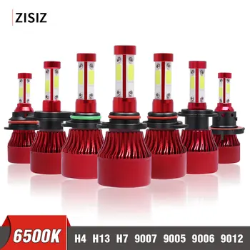 

New 4 Side Lumens COB 36W 8000lm H4 Hi lo H7 H1 H11 9005 9006 9007 9004 Car LED Headlight Bulbs Auto Led Headlamp LED Light 12v