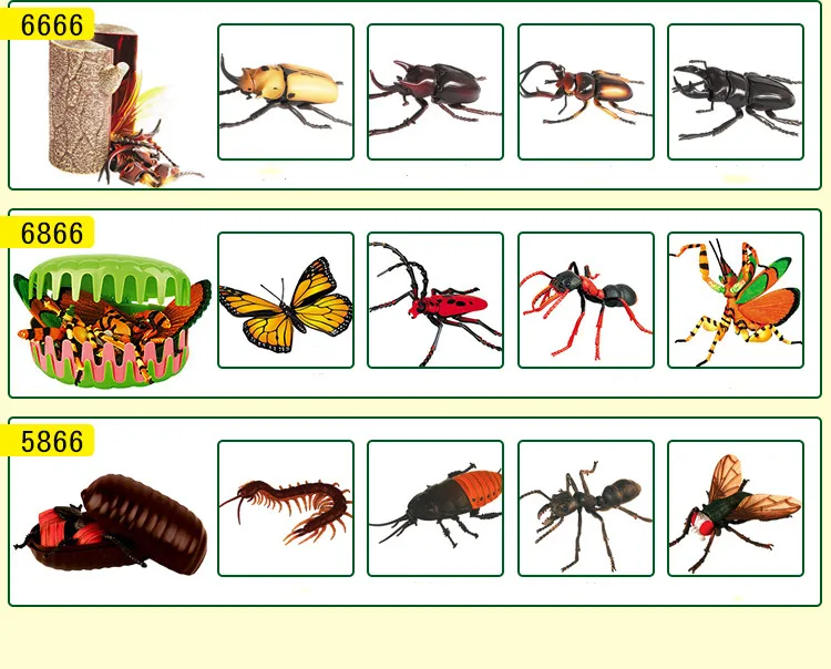 4D стерео сборка игрушечное яйцо динозавра биологическая модель насекомого стрекозы Кузнечик Mantis ОСА ПВХ фигурки