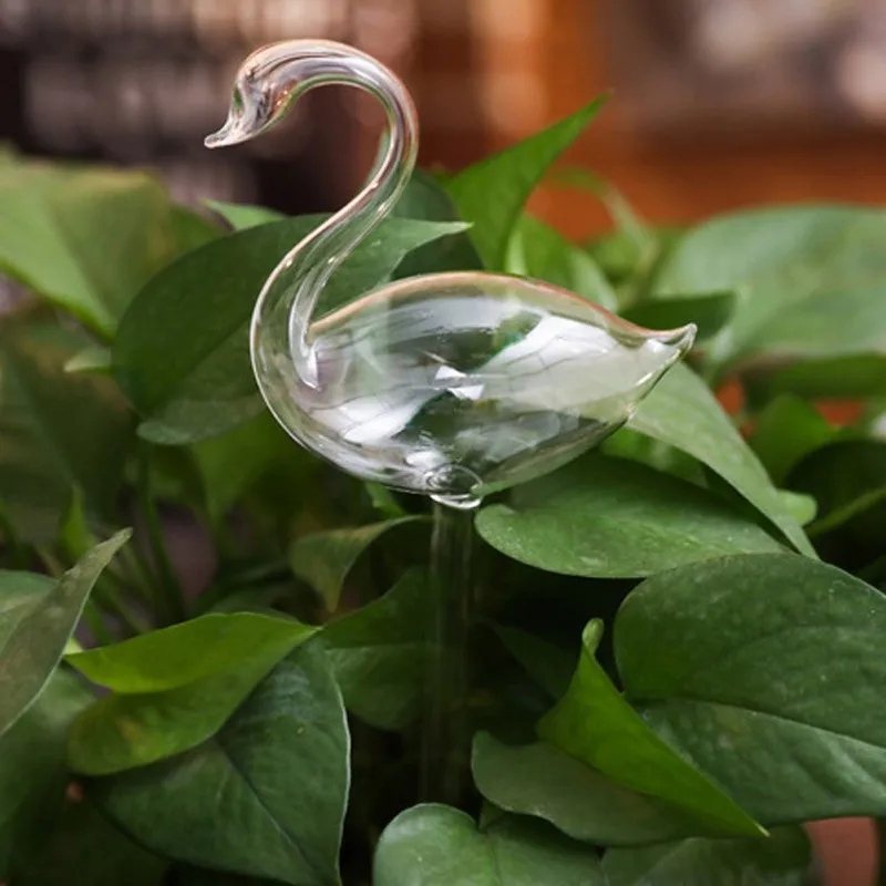 

Indoor Plants Self Watering Device Glass Automatic Drip Cartoon Lawn Sprinkler Flower Pot Waterer Tool