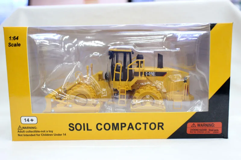 34R-045 C-COOL 1/64 建機 ARTICULATED TRUCK C-Cool models 1/64 Scale Soil Campactor Wheel Excavator