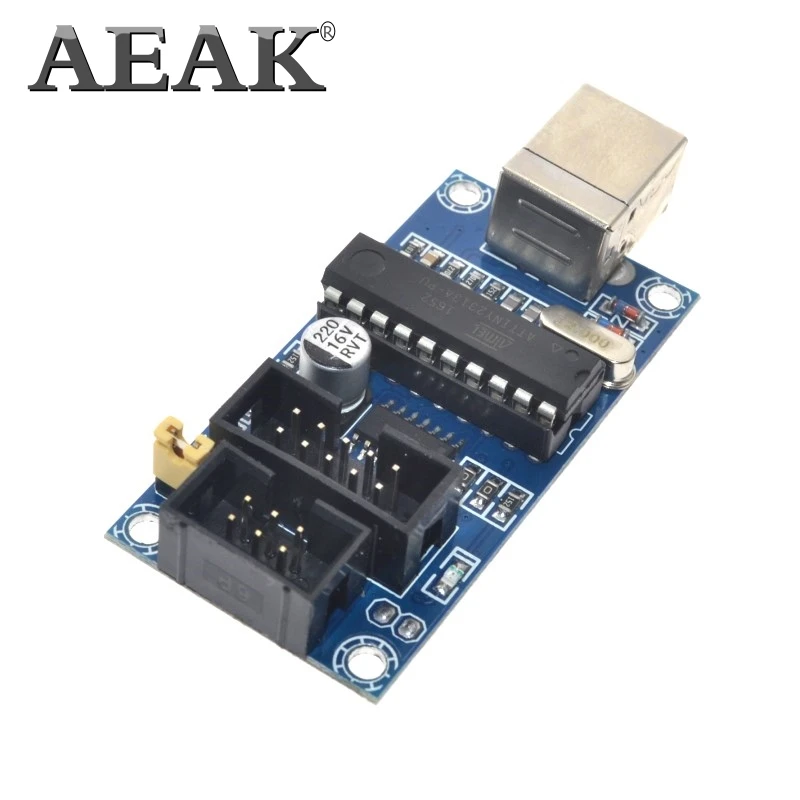 AEAK USBTiny USBtinyISP AVR ISP программатор загрузчик Meag2560 uno r3 6 контактный кабель для