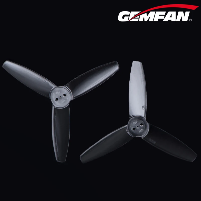 Vue de dessus de l'hélice Gemfan 3035 3x3.5 pouces PC, 4 paires pour drone RC
