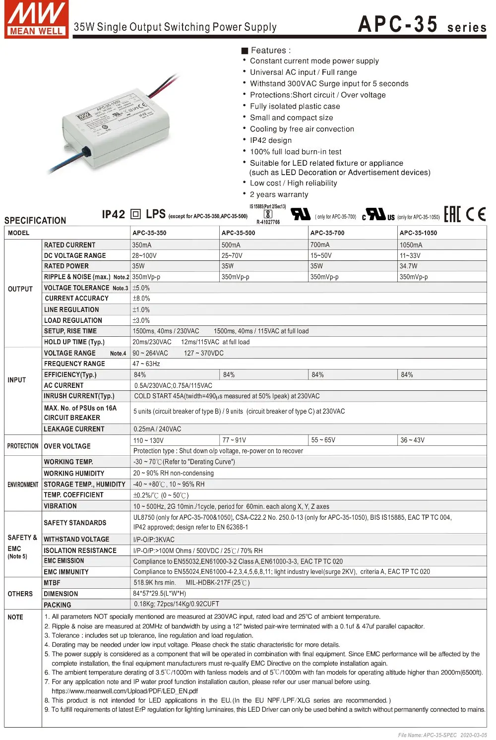 APC-35-SPEC-1
