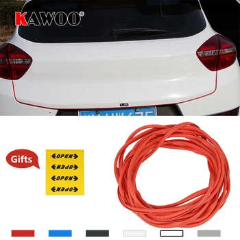 

KAWOO Car Door Side Edge Scratch Crash Strip Protection Sticker Decal For Renault Scenic 3 For Skoda Fabia For Subaru Outback