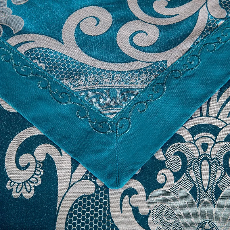 

Cotton Satin Four-piece Jacquard Beddings Bedding Four Sets Pure Cotton Gift