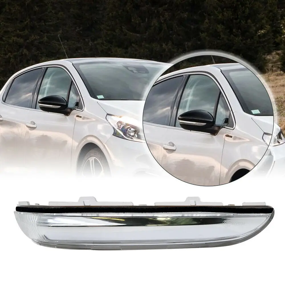 Для peugeot 208 2008 301 Citroen C3 боковое зеркало заднего вида Поворотная сигнальная Крышка индикатор для зеркала крышка лампы