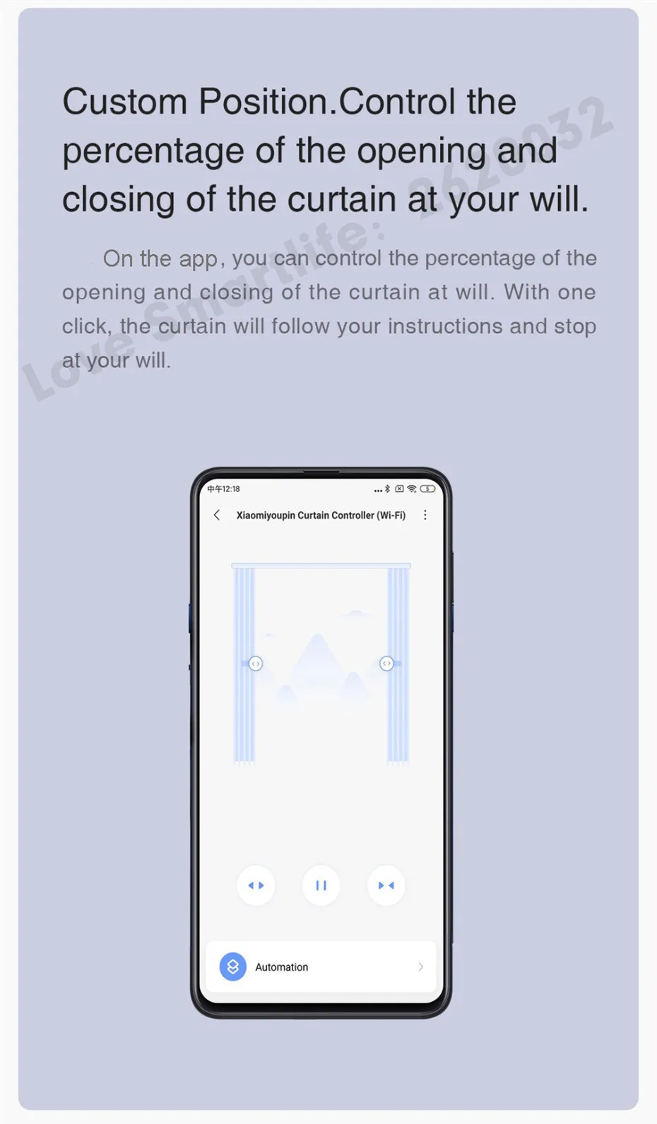 Xiaomi WIFI Curtain Motor Automatic Motorized Smart Curtains Wireless Remote Control Smart Home for Xiaomi Mijia Home APP-3