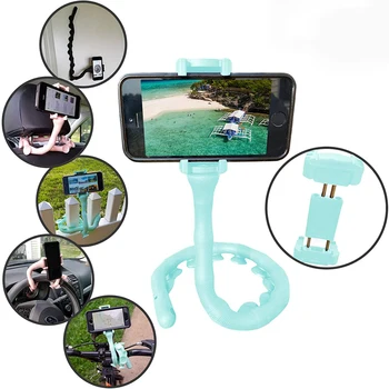 

Universal Flexible Long Arm Mobile Phone Holder For iPhone Samsung Suction Lazy Bracket Holder For Phone in Car Cell Phone Mount