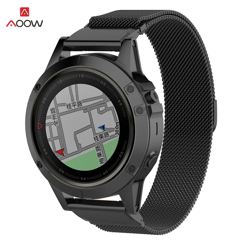26 мм 22 мм 20 мм Миланский ремешок для часов Garmin Fenix 6X5X5 5S Plus HR Forerunner 935 часы Quick Release Easy fit ремешок на запястье