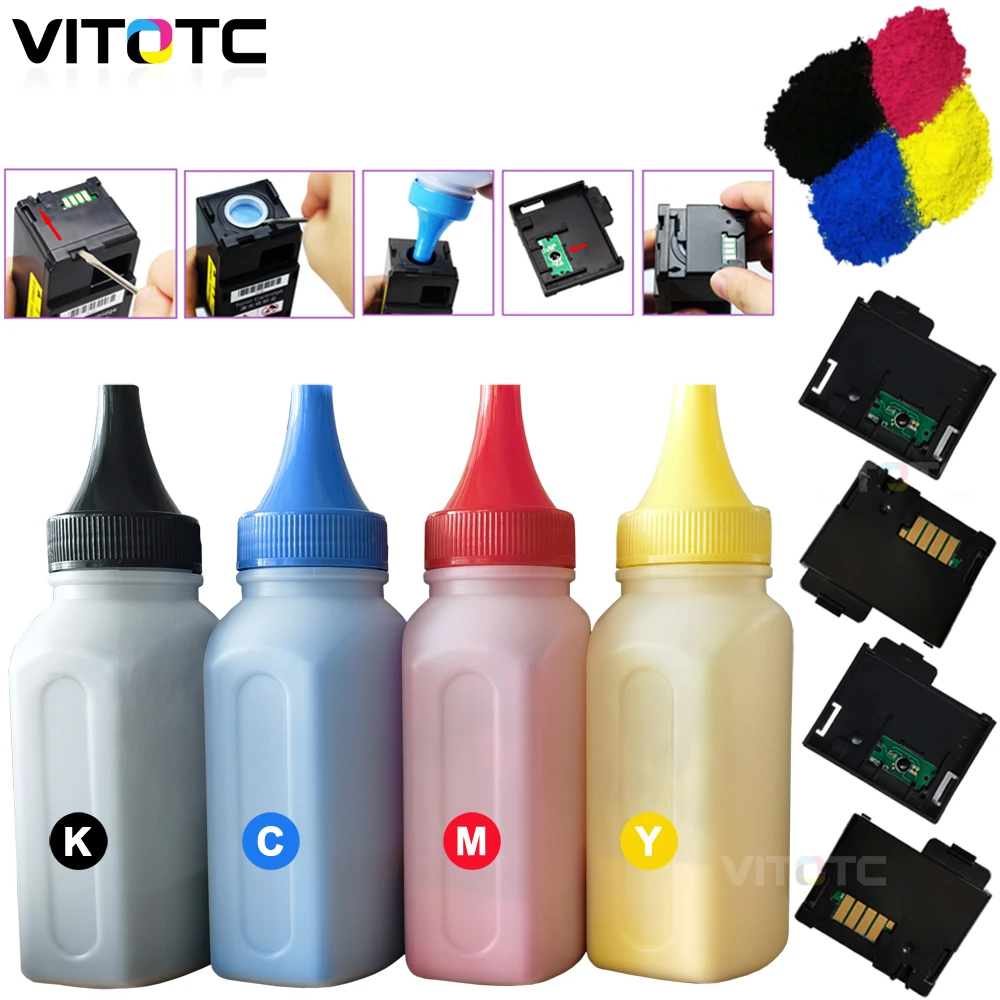 Toner Powder for Xerox Phaser 6000 6010 WorkCentre 6015 Bottled Laser Toner  Refill Powder for 106R01627-R01630 106R01631-R01634