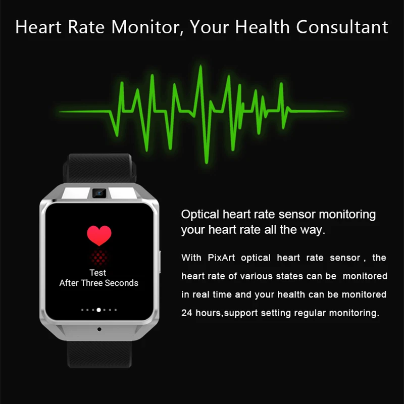 H5 4g Smartwatch Android IOS Quad Core 1G RAM 8G ROM GPS Wifi Bluetooth 4.0 SIM Card Watches Heart Rate Smart Watch