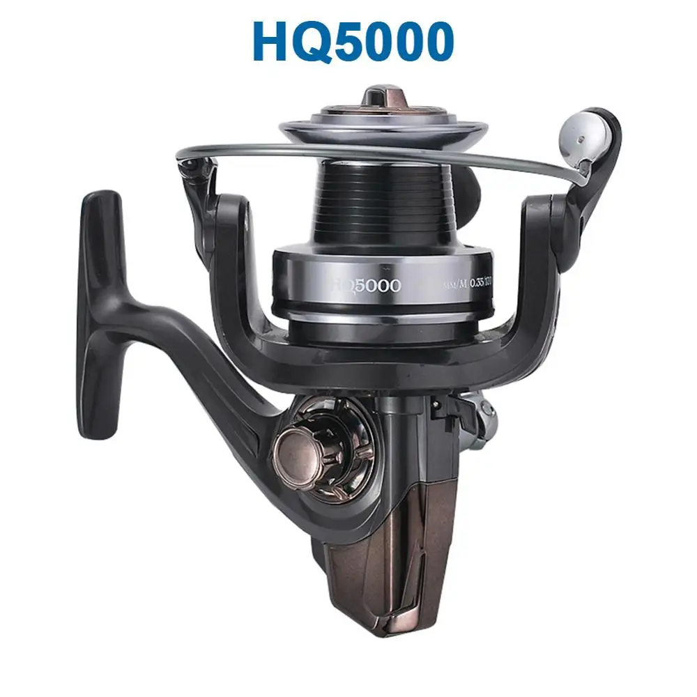 HQ5000 Metal 13+1BB Long Shot Spinning Fish Reel Baitcasting Left Right Hand Changeable Throwing Carp Fishing Reel Wheel - Цвет: HQ5000