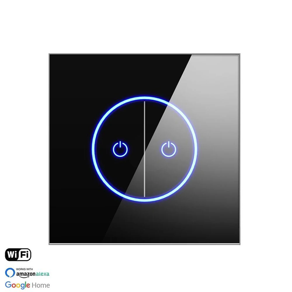 Tuya Smart Life Wifi Switch EU 1/2/3 Gang Wall Light Touch Switch Smart Lighting Google Home Alexa Remote Control Timer Switch D Tuya Smart Life Wifi Switch EU 1/2/3 Gang Wall Light Touch Switch Smart Lighting Google Home Alexa Remote Control Timer Switch D