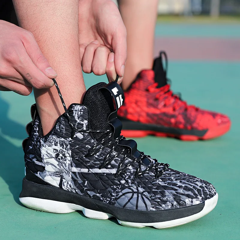 Unisex Professional Basketball Shoes Men Light Basquete Sneakers Kids Couple Sport Boots Girls Students Training Match Ball shoe