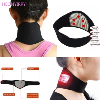 

1/2 Pcs Tourmaline Self-heating Neck Support Massager Neck Belt Protection Spontaneous Heating Belt Body Massager Health Care