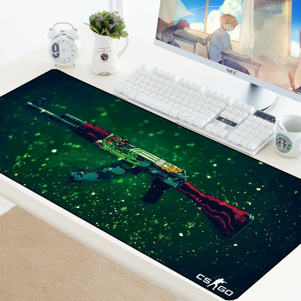 Игровой коврик для мыши CSGO с запирающимся краем, геймер XL, большой игровой резиновый коврик для мыши CS GO, коврик для клавиатуры CSGO, компьютерный коврик для ouija board