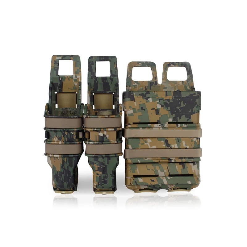 Экшн Юнион 5,56 M4 Тактический Пистолет подсумок Molle Fastmag кобура камуфляж Зажим для ремня быстро тянет страйкбол стрельба охота