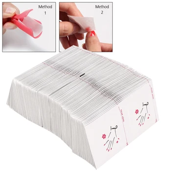 

200pcs Disposable UV Gel Polish Remover Wraps Nail Art Cleanser Pads Nail Polish Removal Tools Nail Art Manicure Cleansing Tool