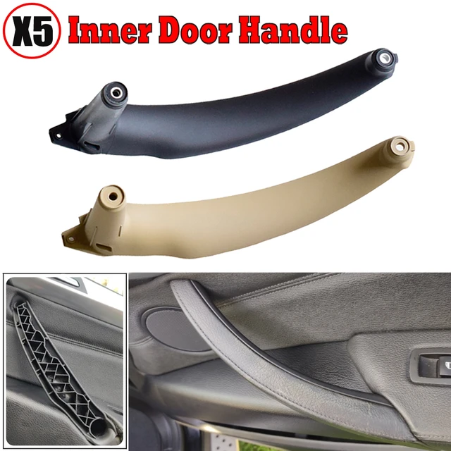 Auto Armlehne beige schwarz Auto links rechts Innen türgriff Innen  verkleidung Zug verkleidung Abdeckung für BMW E70 E71 x5 x6 - AliExpress