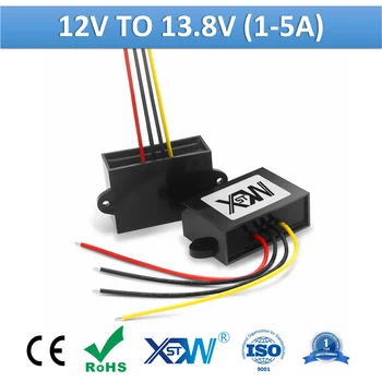 

12v to 13.8v DC DC Converter 1A 3A 5A Step Up Boost Power Converter 13.8vdc Voltage Regulator Stabilizer