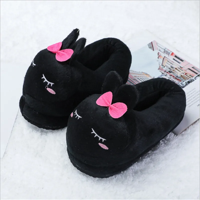 as the picture shows Женские зимние хлопковые тапочки «Hello Kitty»; домашняя обувь; сандалии с рисунками животных; домашние тапочки; теплые сандалии - Color: as the picture shows