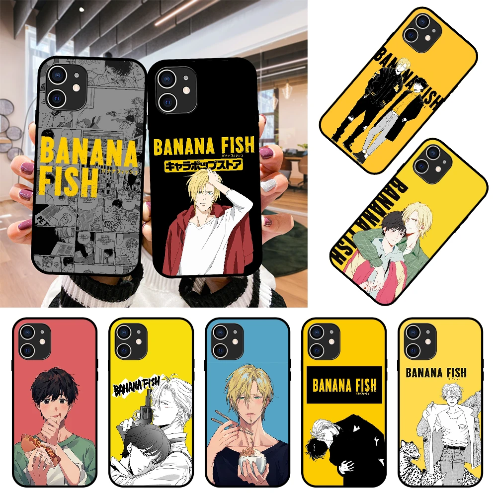 Reageren Nauwgezet Decoratief Phone Case For Apple Iphone 12 Mini 11 Pro Xr X Max Se Xs 4 5 6 6s 7 8 E  Plus Black Cover Shell Art Hoesjes Anime Banana Fish - Mobile Phone Cases &  Covers - AliExpress