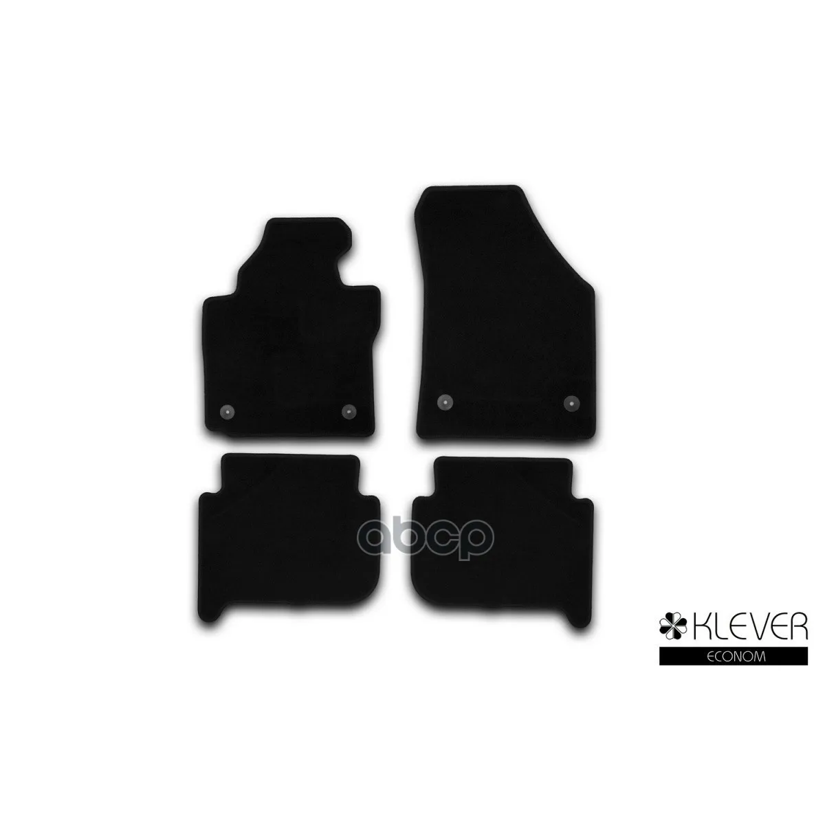 Коврики В Салон Klever Econom Volkswagen Touran Акпп 2006-, Мв., 4 Шт.(Текстиль) Klever арт. KLEVER01511001200k