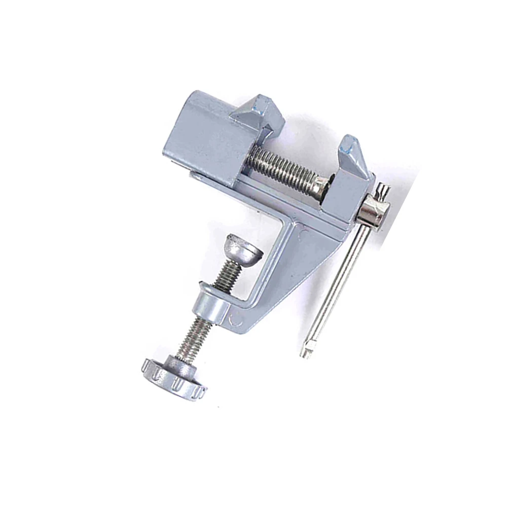 Универсальные скамьи тиски мини настольный винт тиски алюминиевый сплав скамья зажим винт тиски фиксированный инструмент для ремонта для DIY ремесло плесень