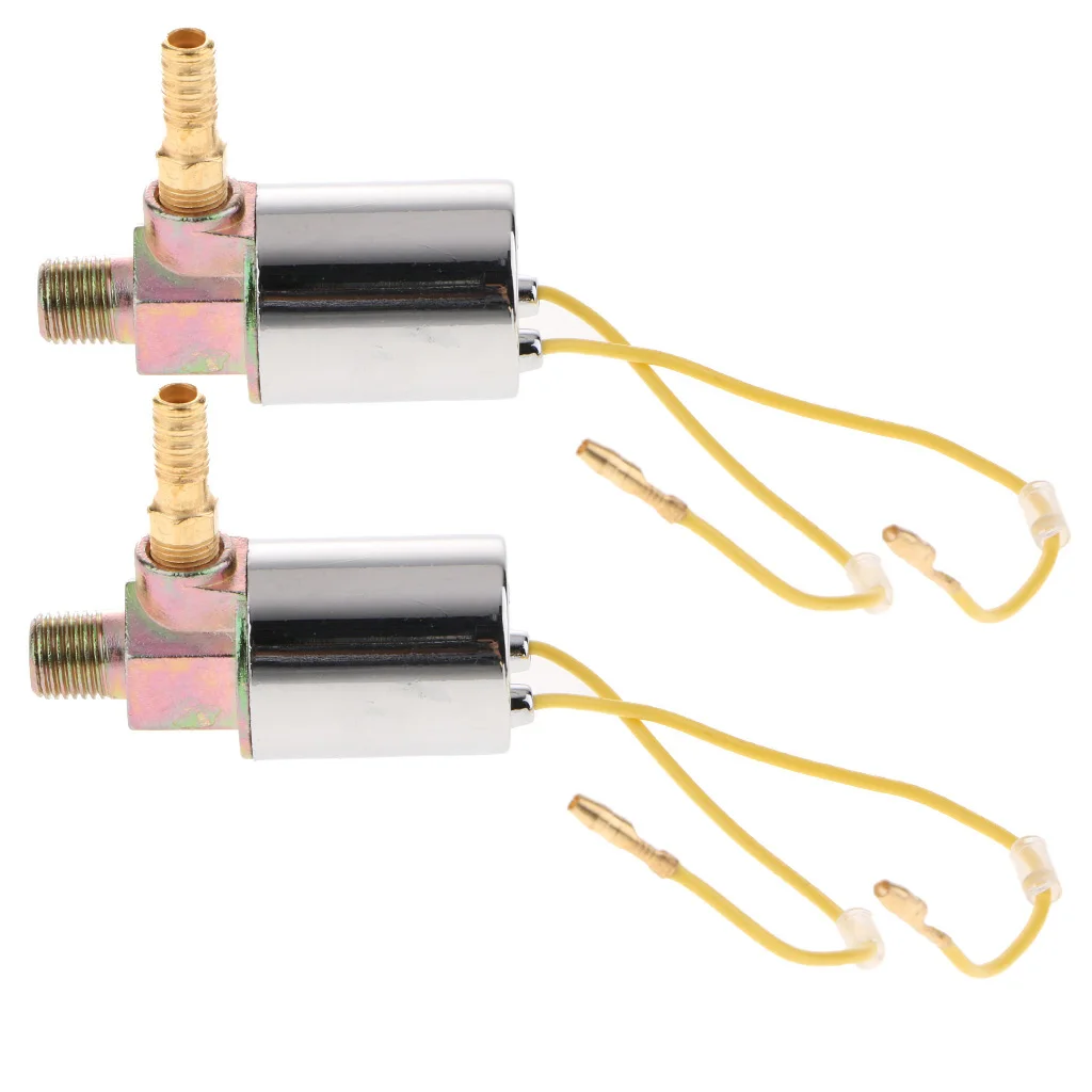 2 Pieces 12V 1/4 Inch Electromagnetic Electric Horn Air Valve For Car Truck Train Auto Valve Solenoid Air Horn