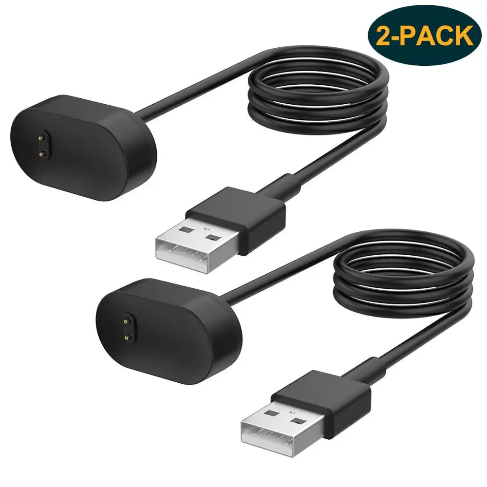 2 Pack Cavo Del Caricatore Per Fitbit Inspire Hr Smartwatch, Sostituzione Di Ricarica Usb Cavo Di Accessori Per Fitbit Inspire Hr (3.3 Ft)