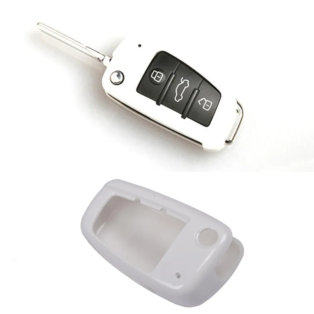 Чехол для автомобильного ключа Audi A1 A3 S3 A6 C6 Q3 Q7 TT R8|car key shell case|shell bagshell kit |