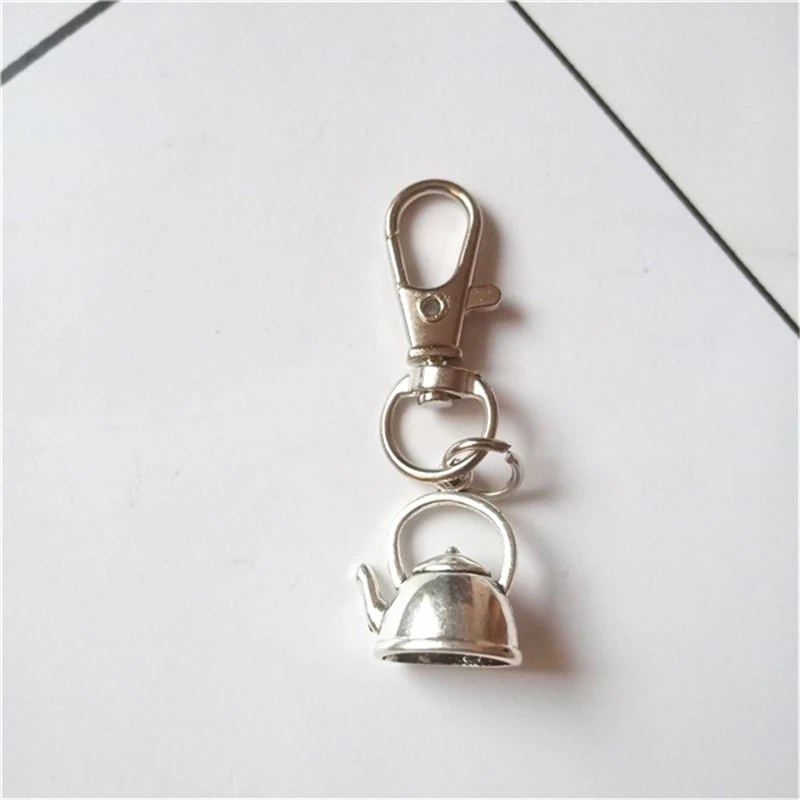 Брелок брелок для ключей в виде чайника креативный подарок ювелирное изделие