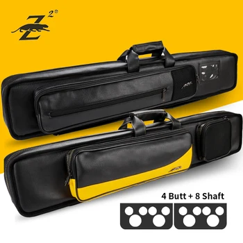 

PREOAIDR 12 Holes Billiard Pool Cue Case High Capacity Durable Carrying Case 4 Butts 8 Shafts Professional Billiard Accessories