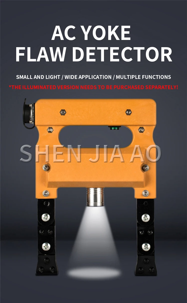 TC-220 Mini Magnetic Yoke Flaw Detector AC Magnetic Particle Flaw Detector Porta