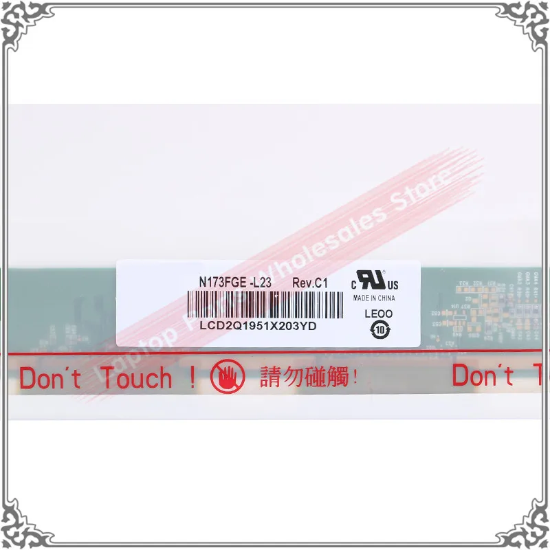 ο  Ʈ 17.3 N173FGE-L23 C1/C3 LED  HD Ʈ LCD ȭ ÷ г 17.3 ġ 1600  900 40  C.1 / C.3