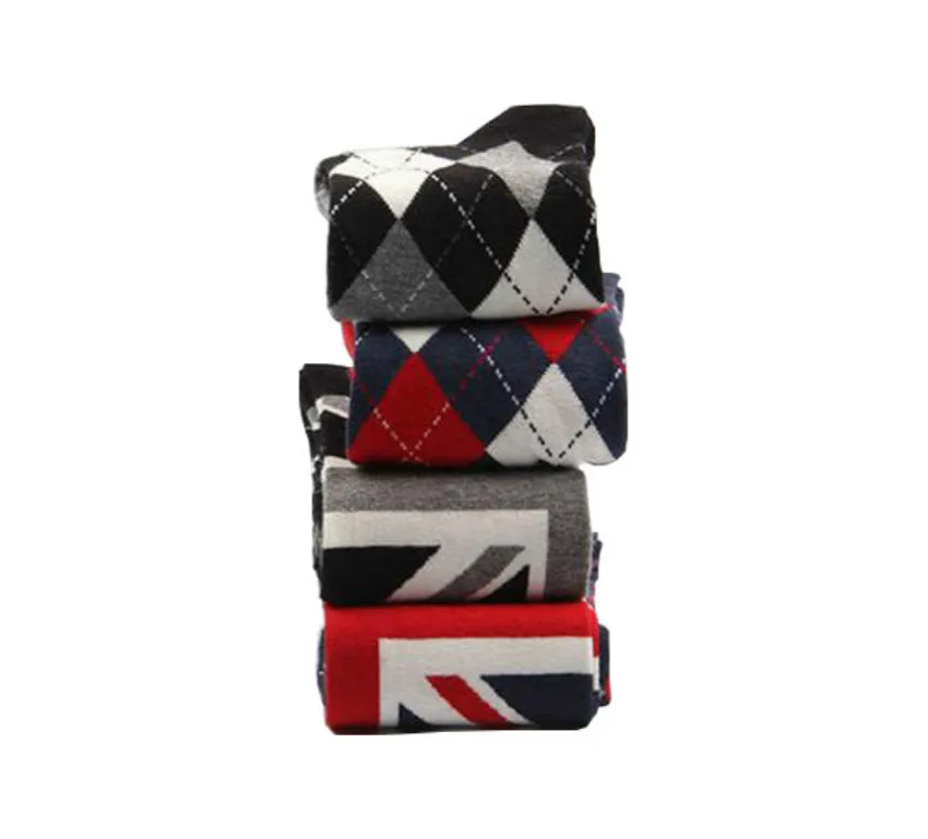 flag pattern men socks