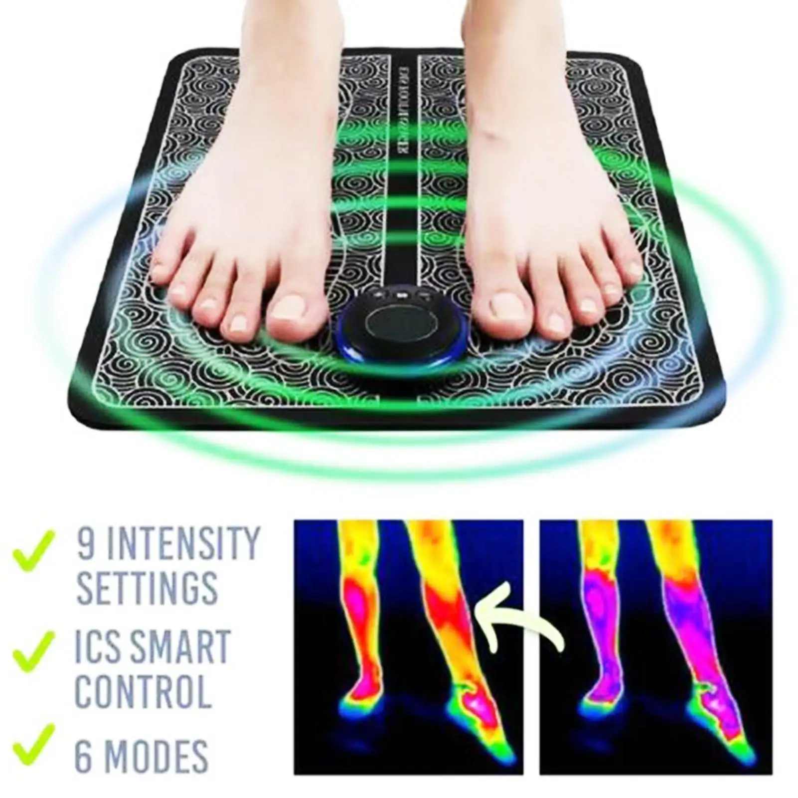 

Leg Reshape Neuropathy Feet Pain Relief Muscle Stiffness Relaxing Foot Massager